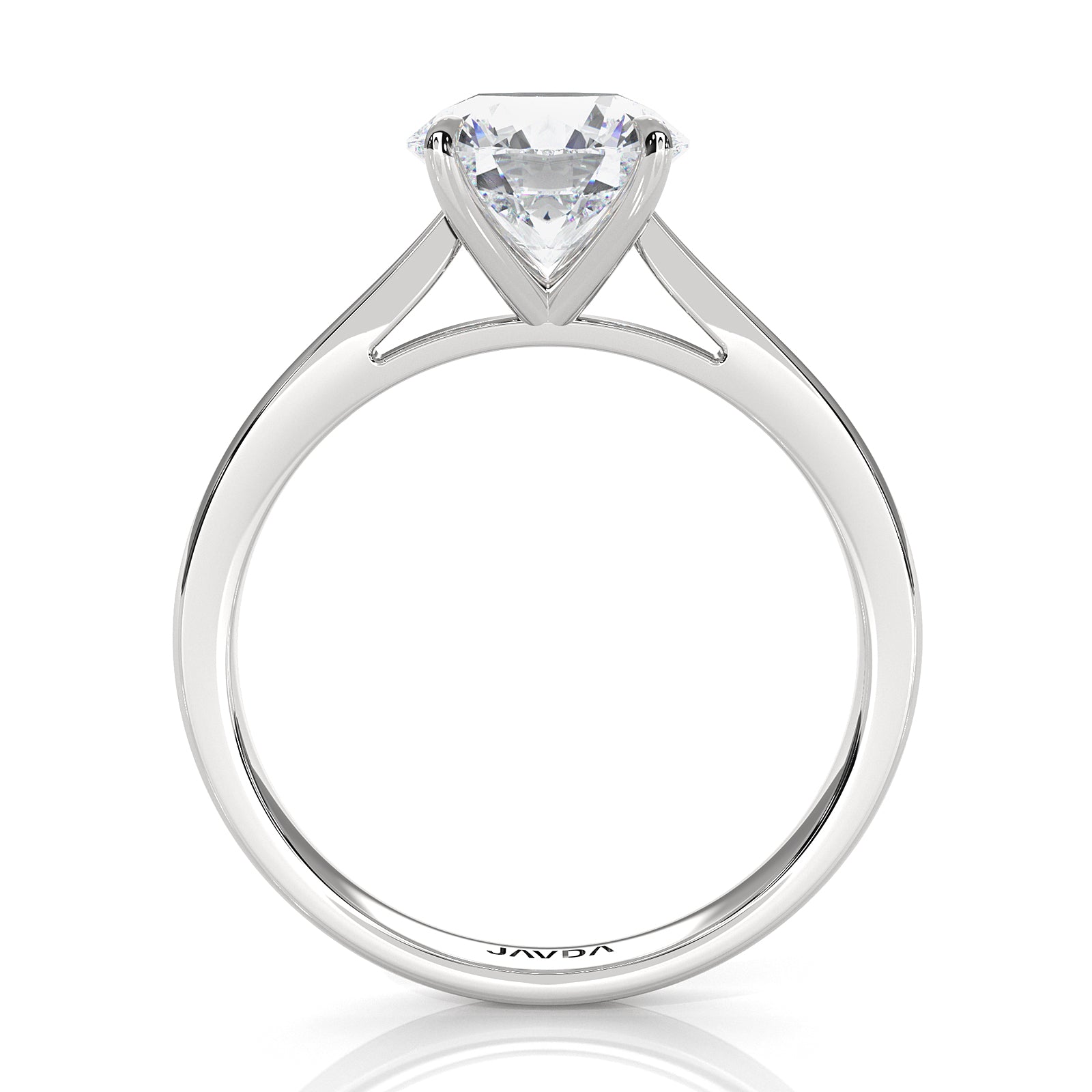 4.5g Princess Prong Setting Lab Grown Diamond Engagement Solitaire Ring IGI Certified 1.00 Ctw.